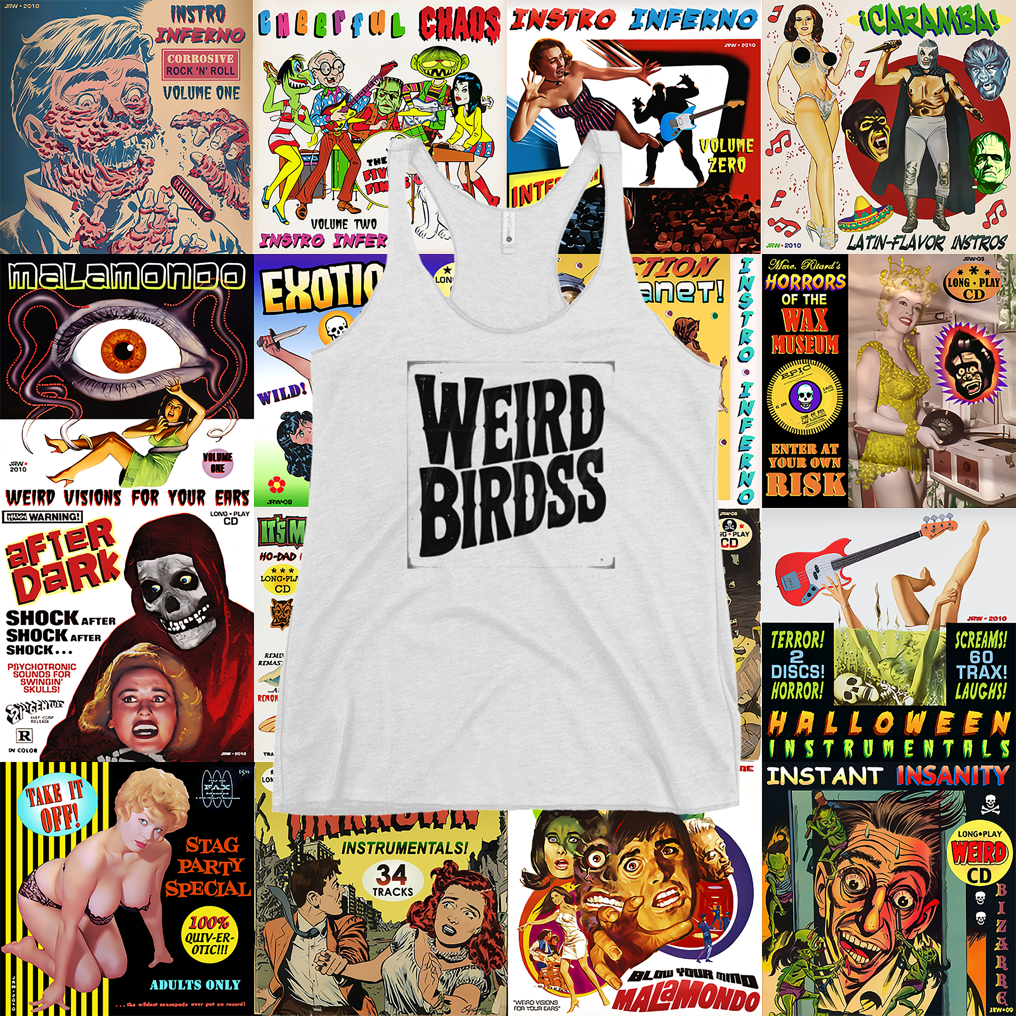 Débardeur "OG frame" de Weird Birdss