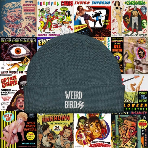 Bonnet brodé "Defend your local" de Weird Birdss