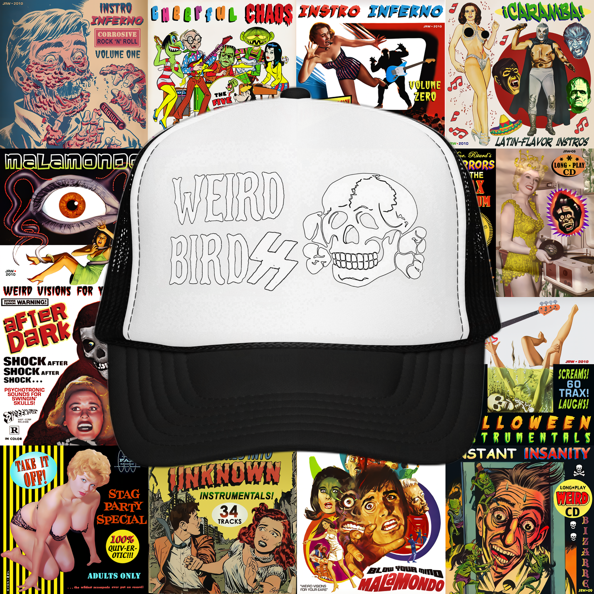 Casquette "Cycle Savages" de Weird Birdss