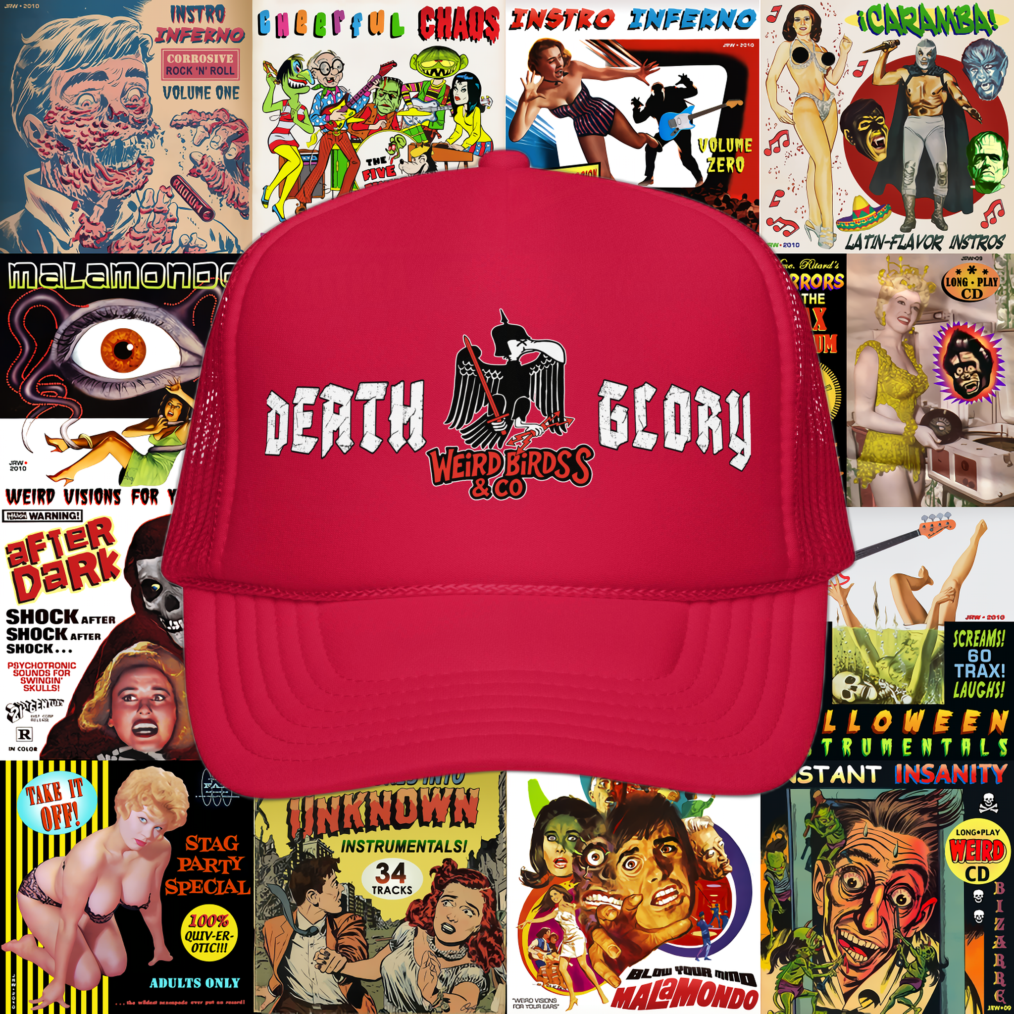 Casquette "Death or Glory" de Weird Birdss