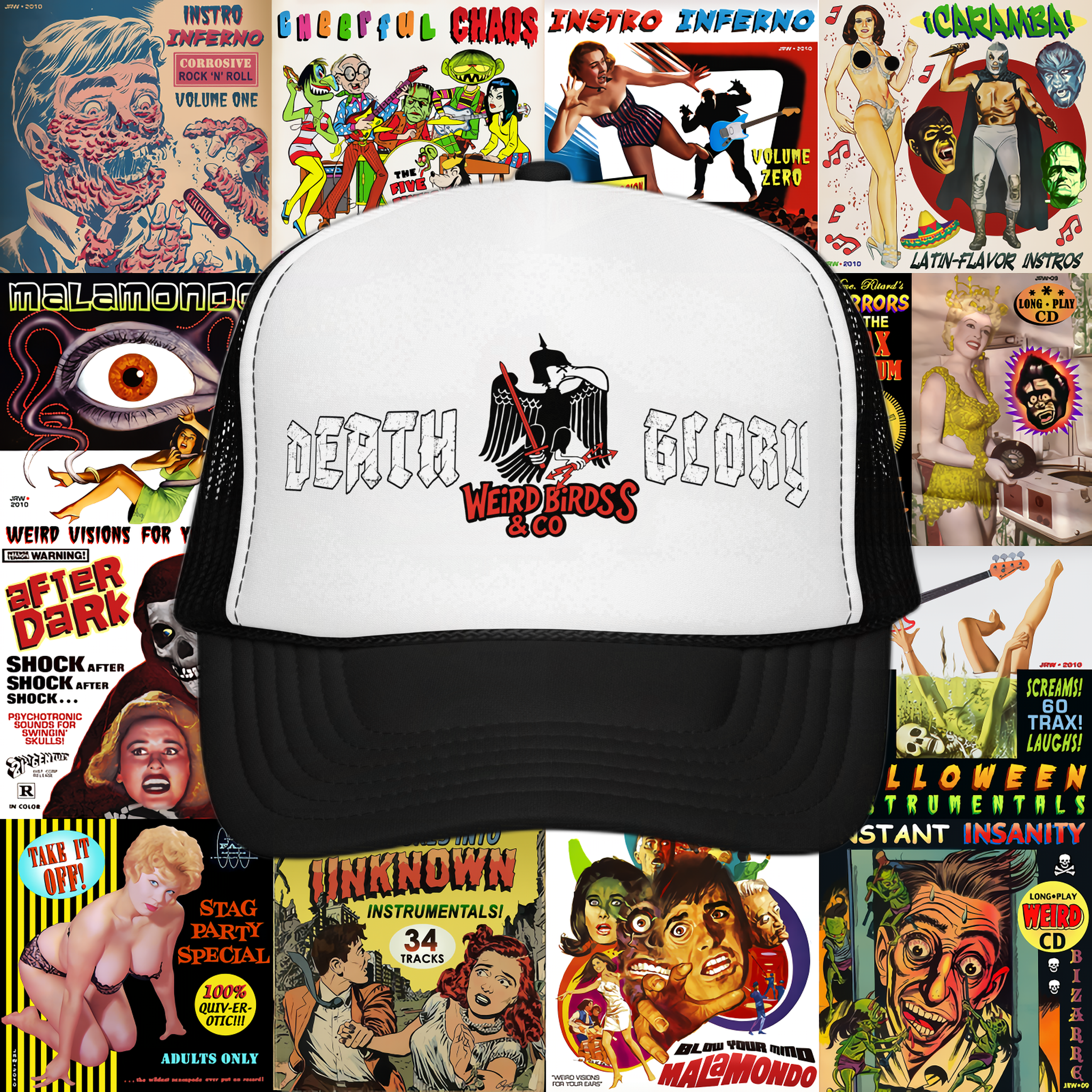 Casquette "Death or Glory" de Weird Birdss