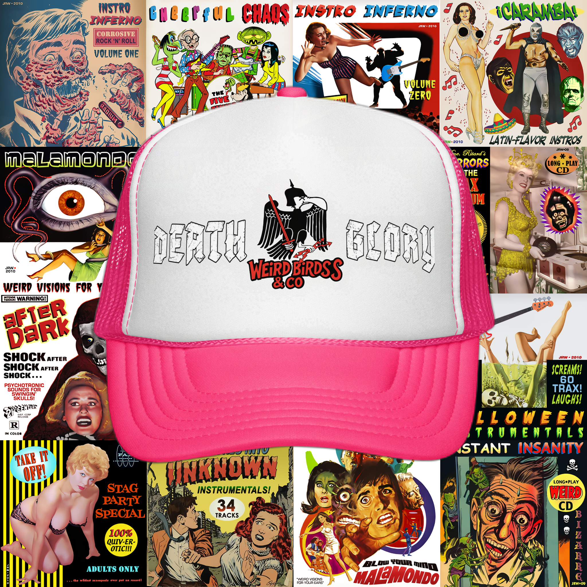 Casquette "Death or Glory" de Weird Birdss