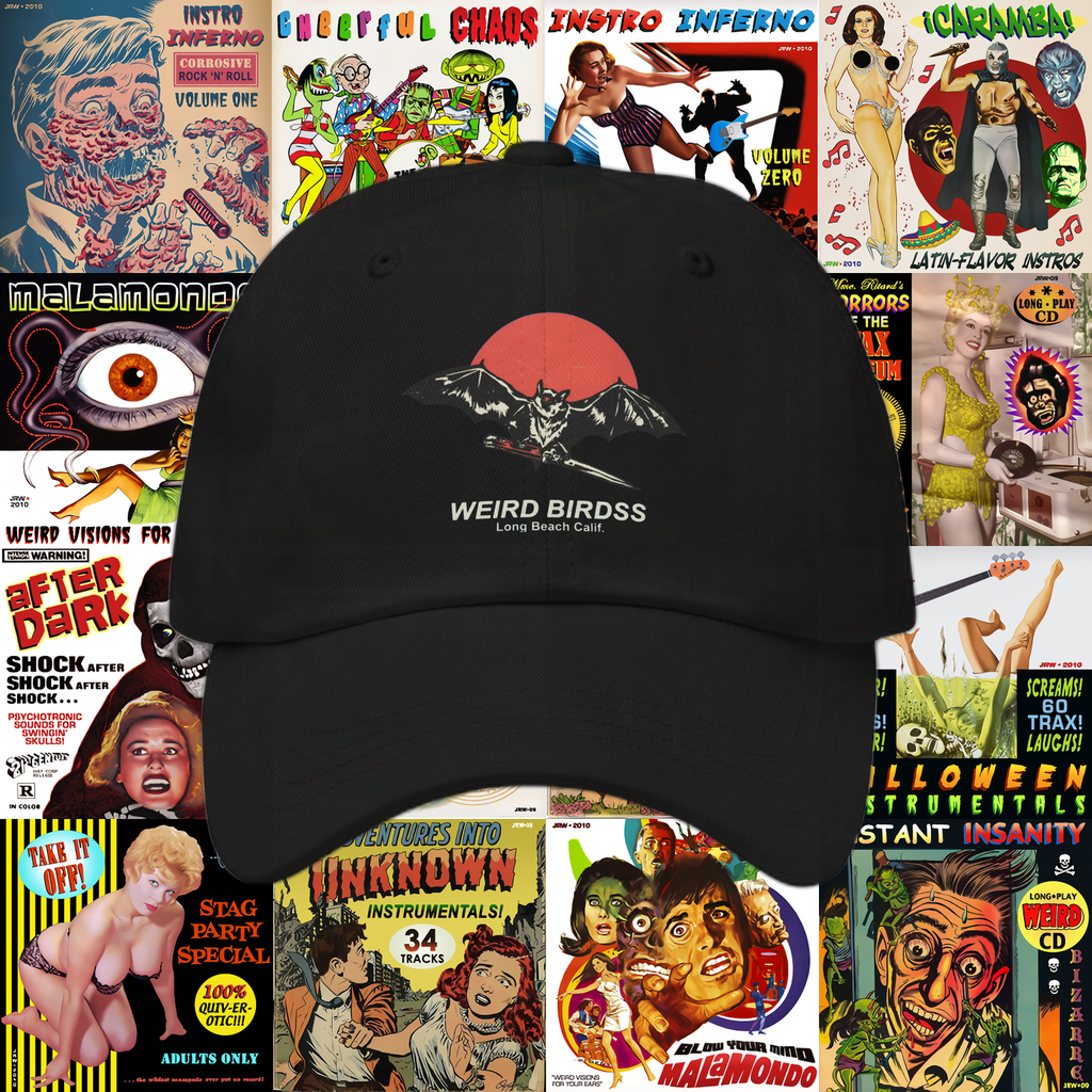 Casquette "Midnight bat" de Weird Birdss
