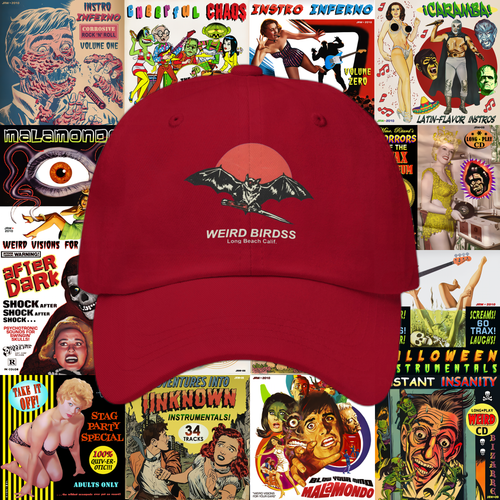 Casquette "Midnight bat" de Weird Birdss