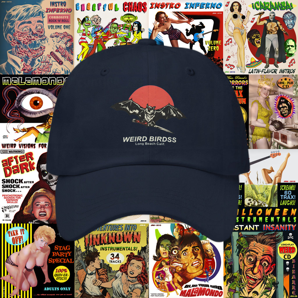 Casquette "Midnight bat" de Weird Birdss