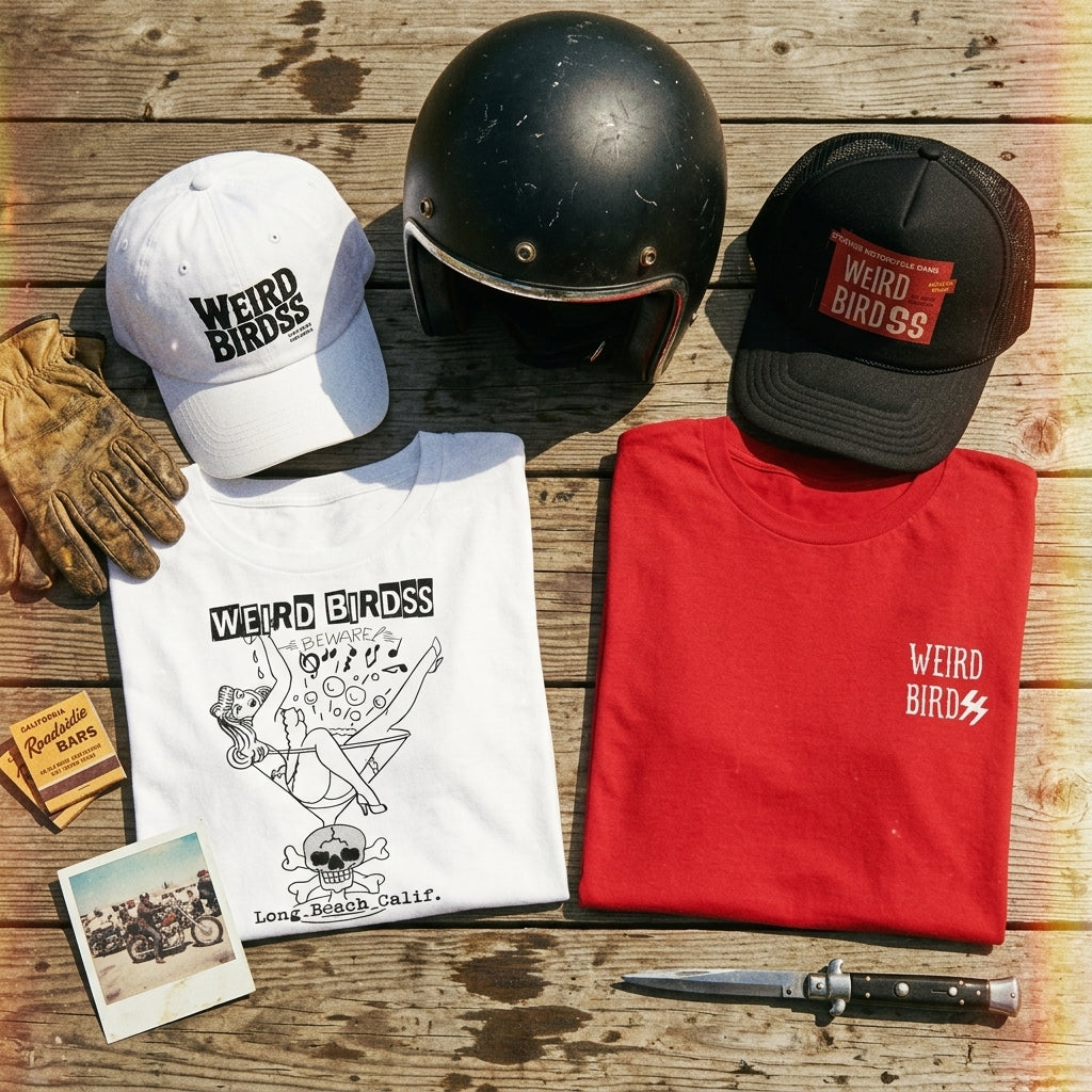 Crop top "Skull & Martini" de Weird Birdss