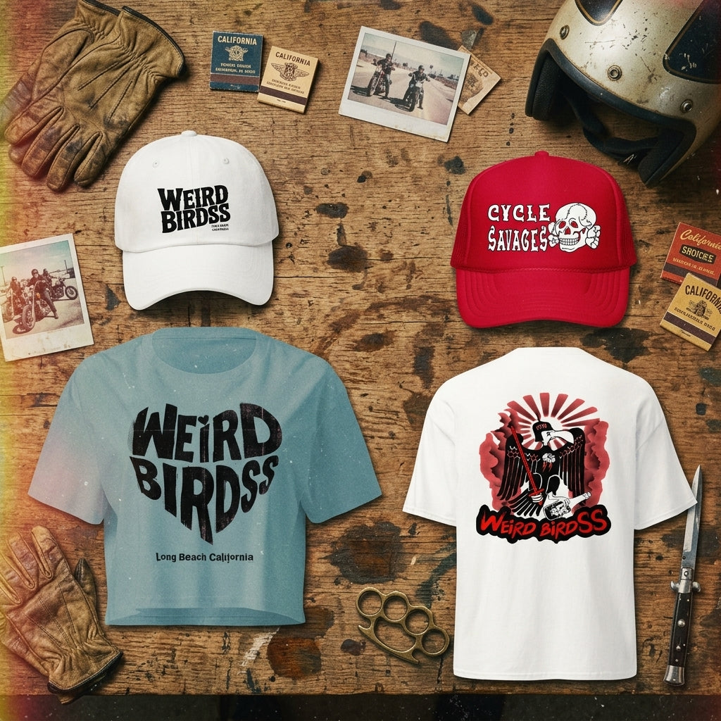 Casquette "Cycle Savages" de Weird Birdss