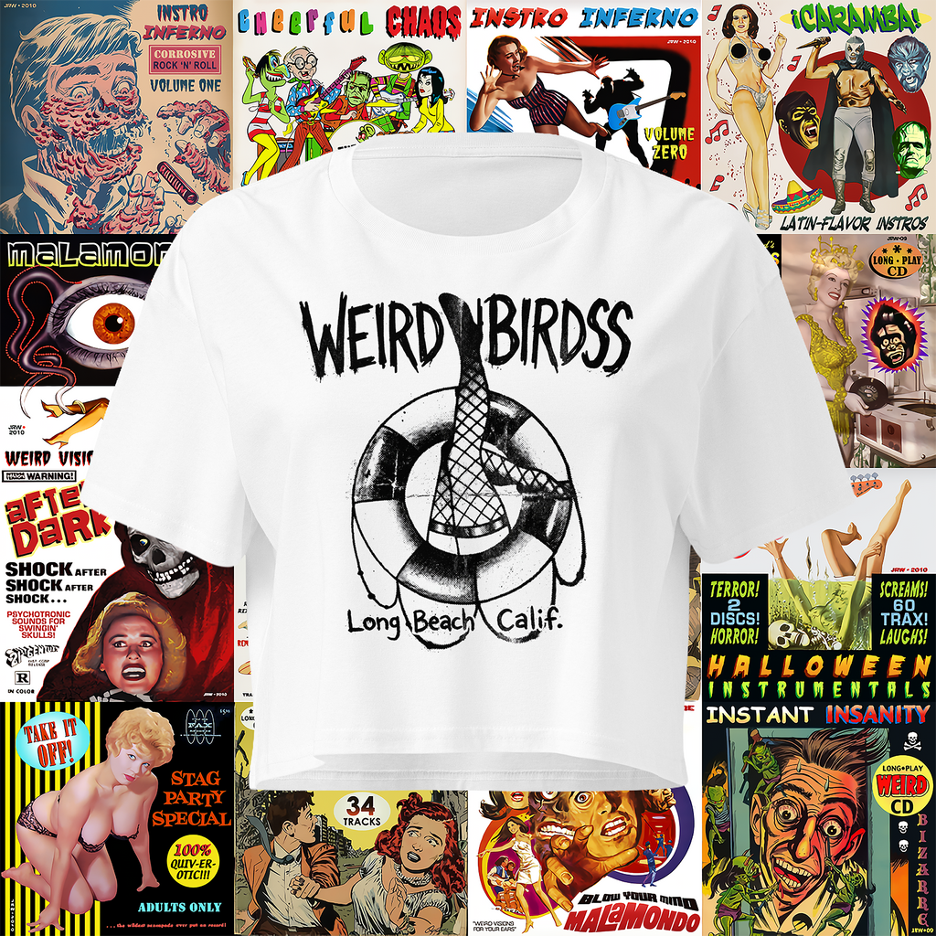 Crop top "Fishnet lifebuoy" de weird Birdss