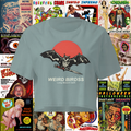 Crop top "Midnight bat" de Weird Birdss