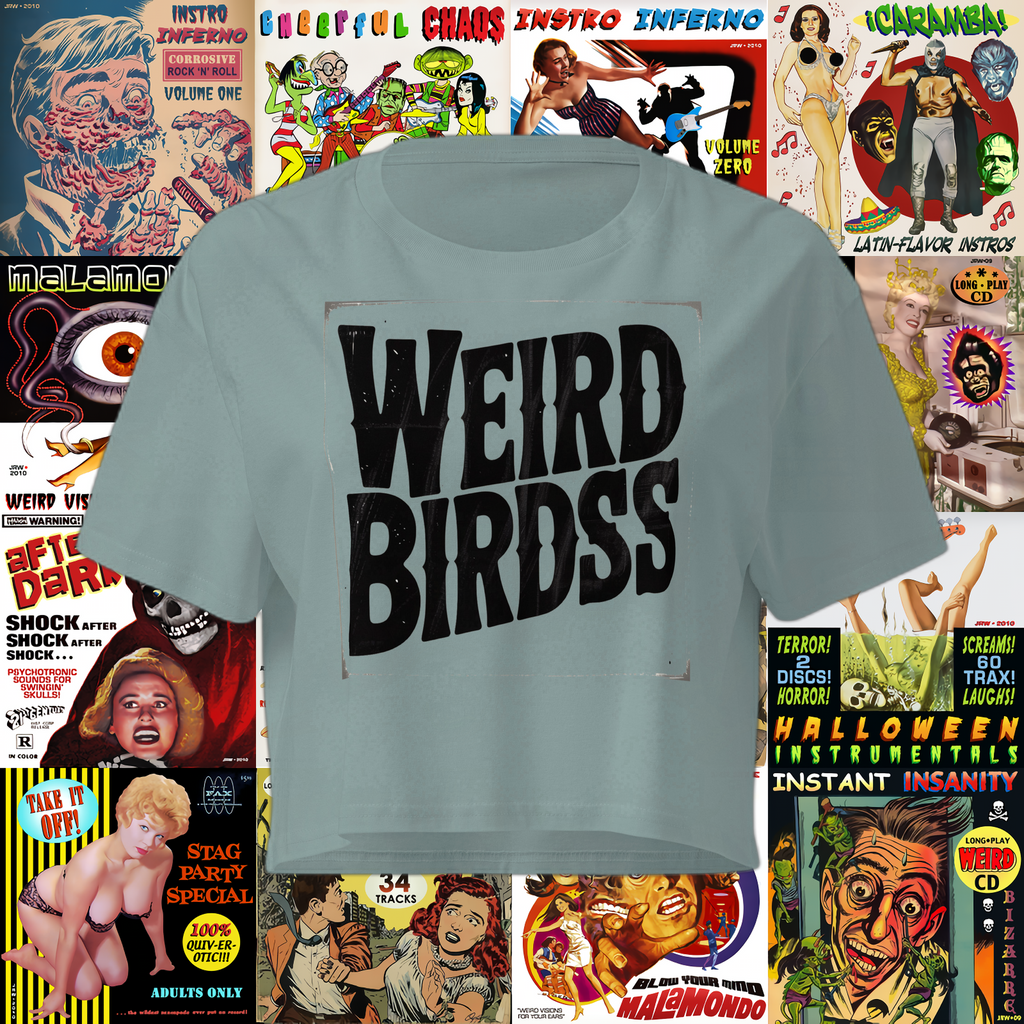 Crop top "OG frame" de Weird Birdss