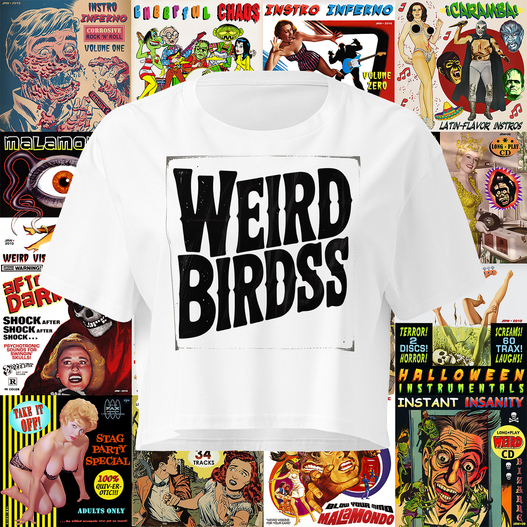 Crop top "OG frame" de Weird Birdss