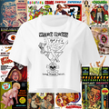 Crop top "Skull & Martini" de Weird Birds
