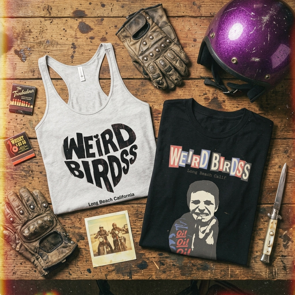Débardeur "Black heart" de Weird Birdss
