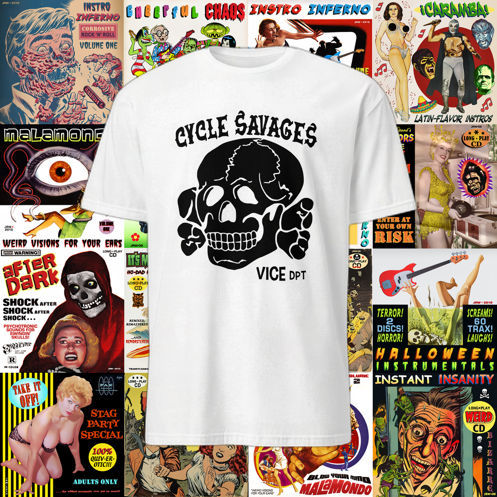 T-shirt "Cycle savages" de Weird Birds