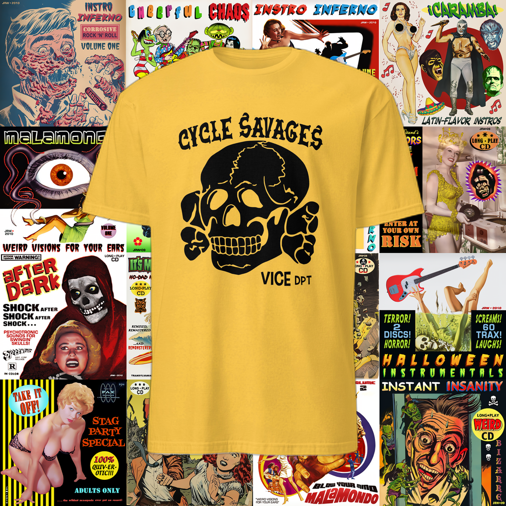 T-shirt "Cycle savages" de Weird Birds