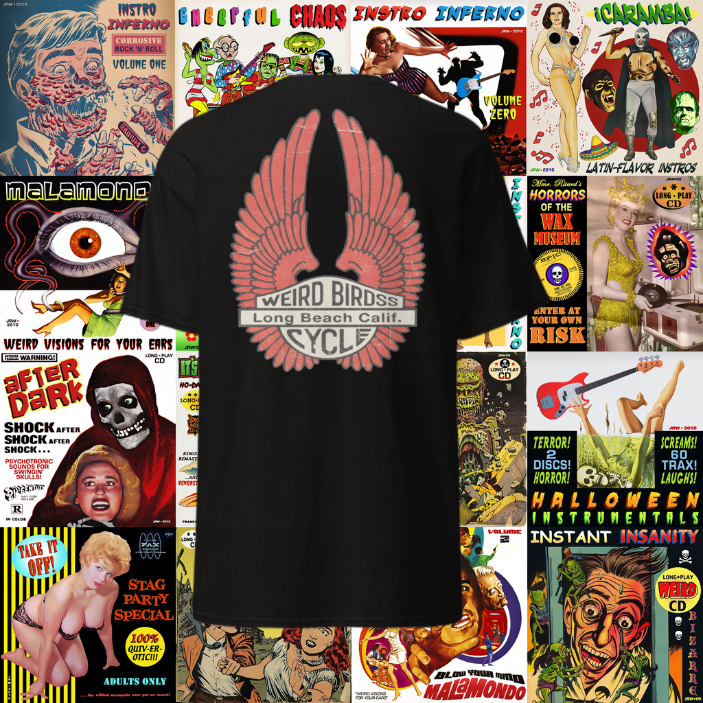 T-shirt "Cycle wings" de Weird Birds