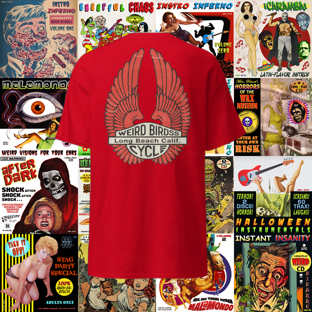 T-shirt "Cycle wings" de Weird Birds
