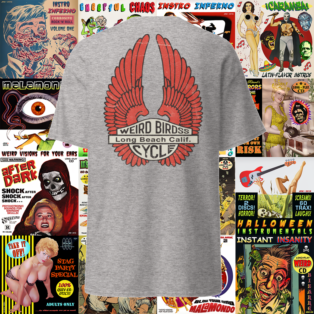 T-shirt "Cycle wings" de Weird Birds