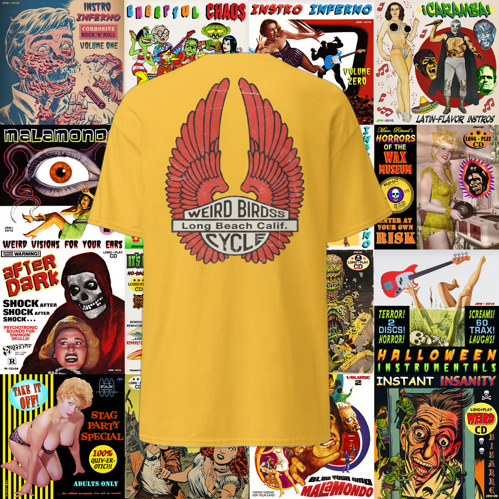 T-shirt "Cycle wings" de Weird Birds
