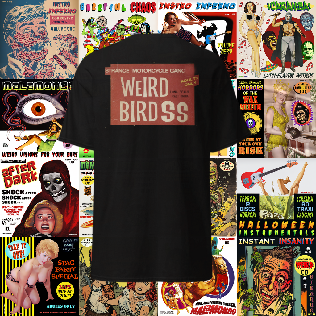 T-shirt "Strange motorcycle gang" de Weird Birds