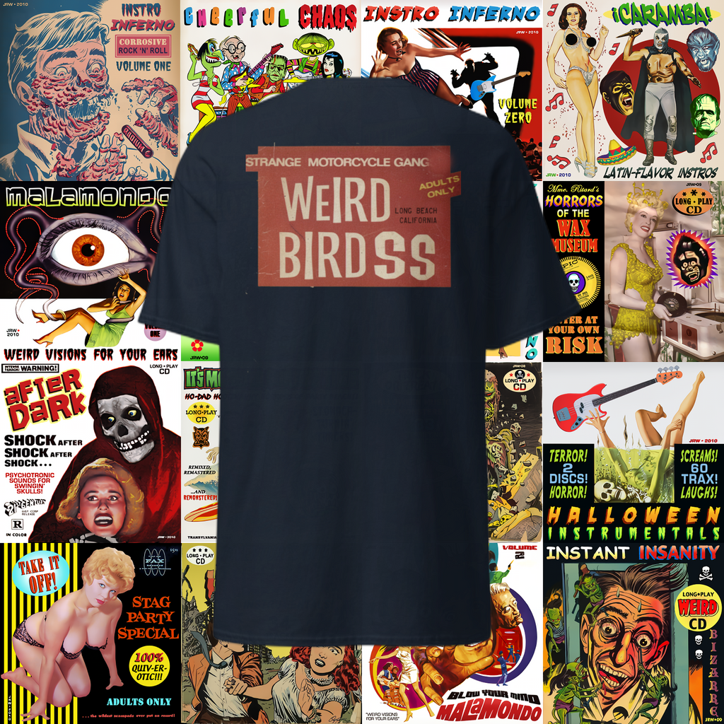 T-shirt "Strange motorcycle gang" de Weird Birds