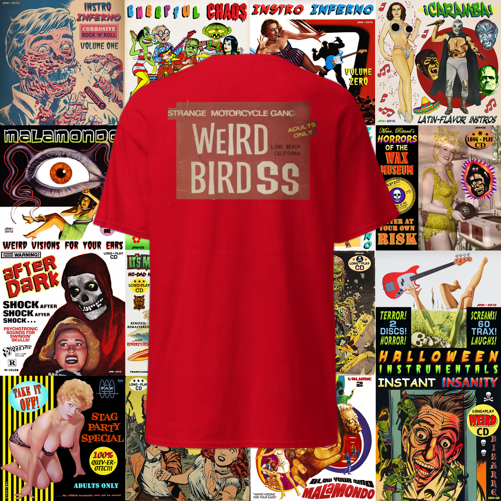 T-shirt "Strange motorcycle gang" de Weird Birds
