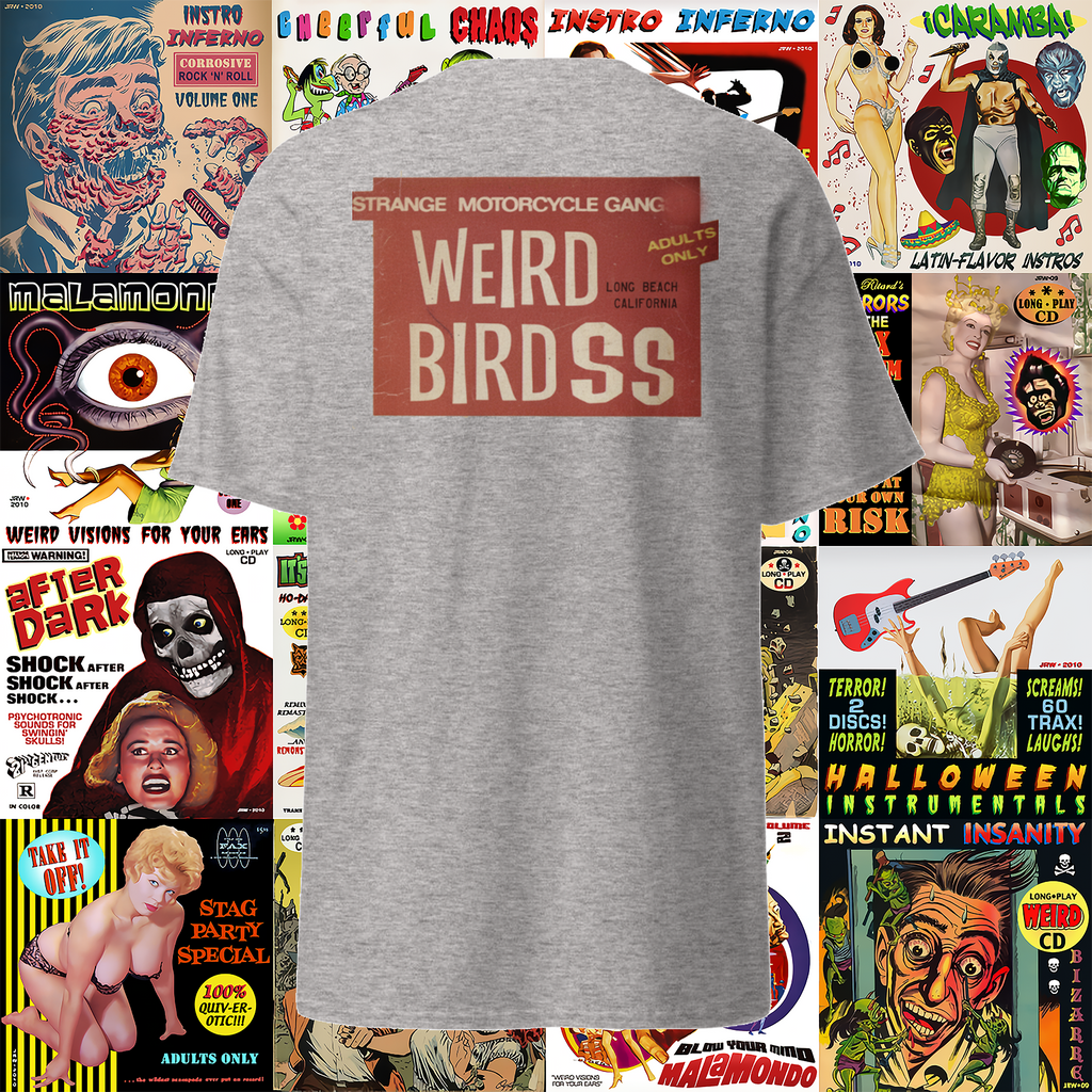 T-shirt "Strange motorcycle gang" de Weird Birds