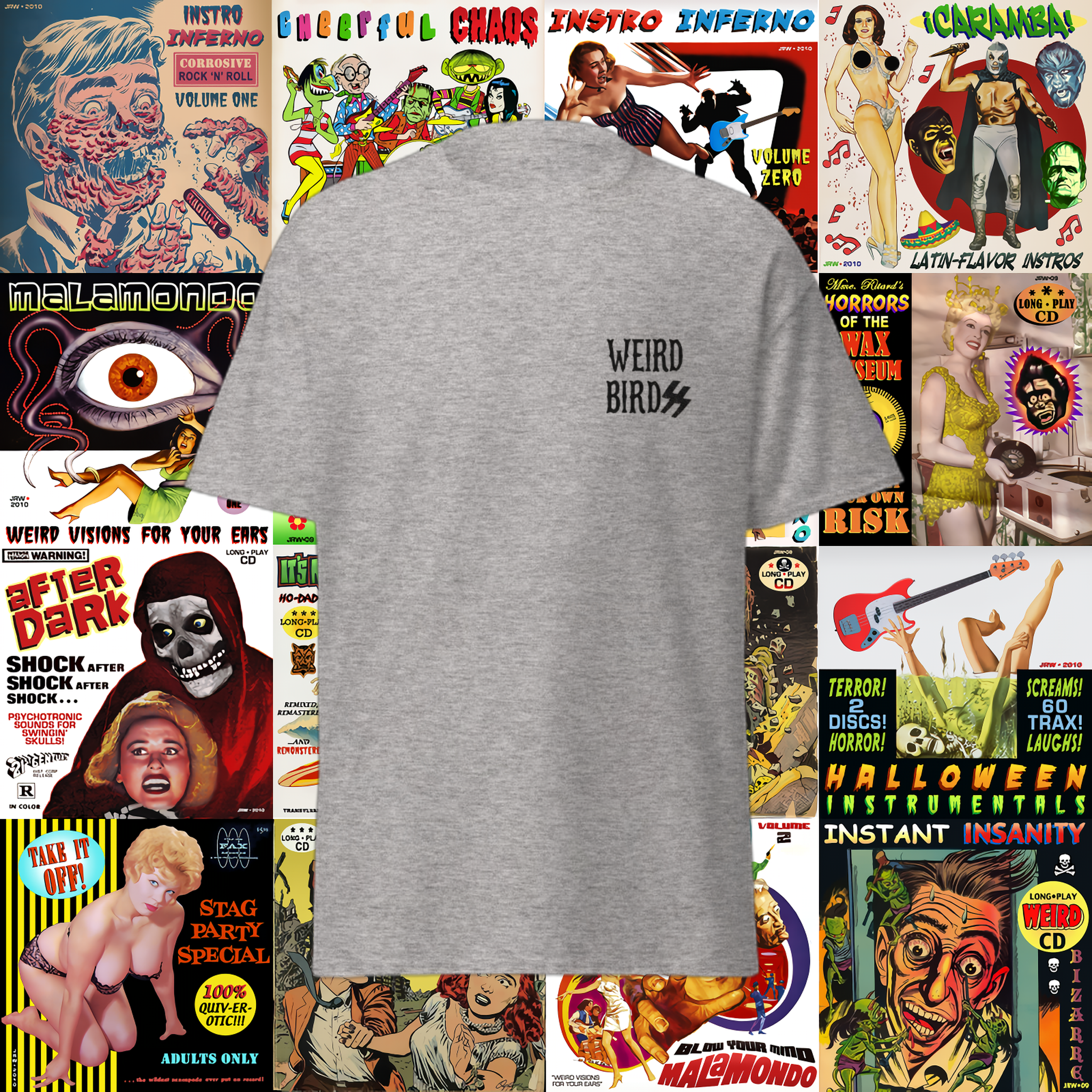 T-shirt "Support your local" de Weird Birdss
