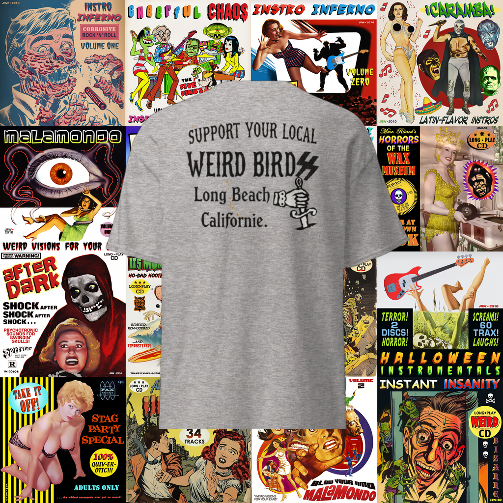 T-shirt "Support your local" de Weird Birdss