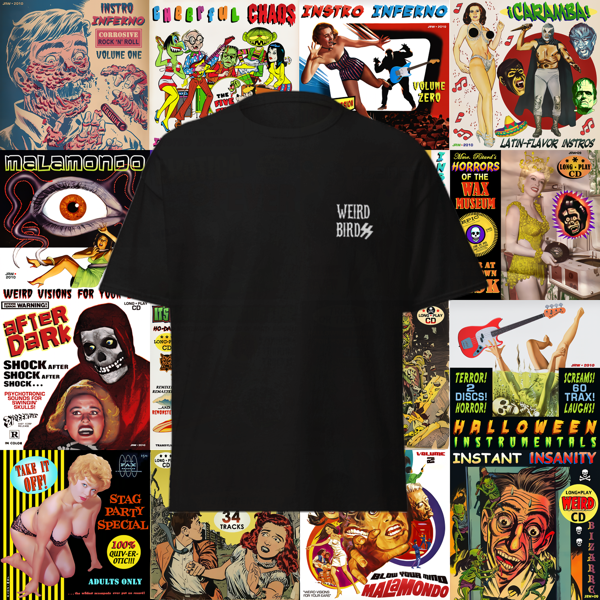 T-shirt "Support your local" de Weird Birdss