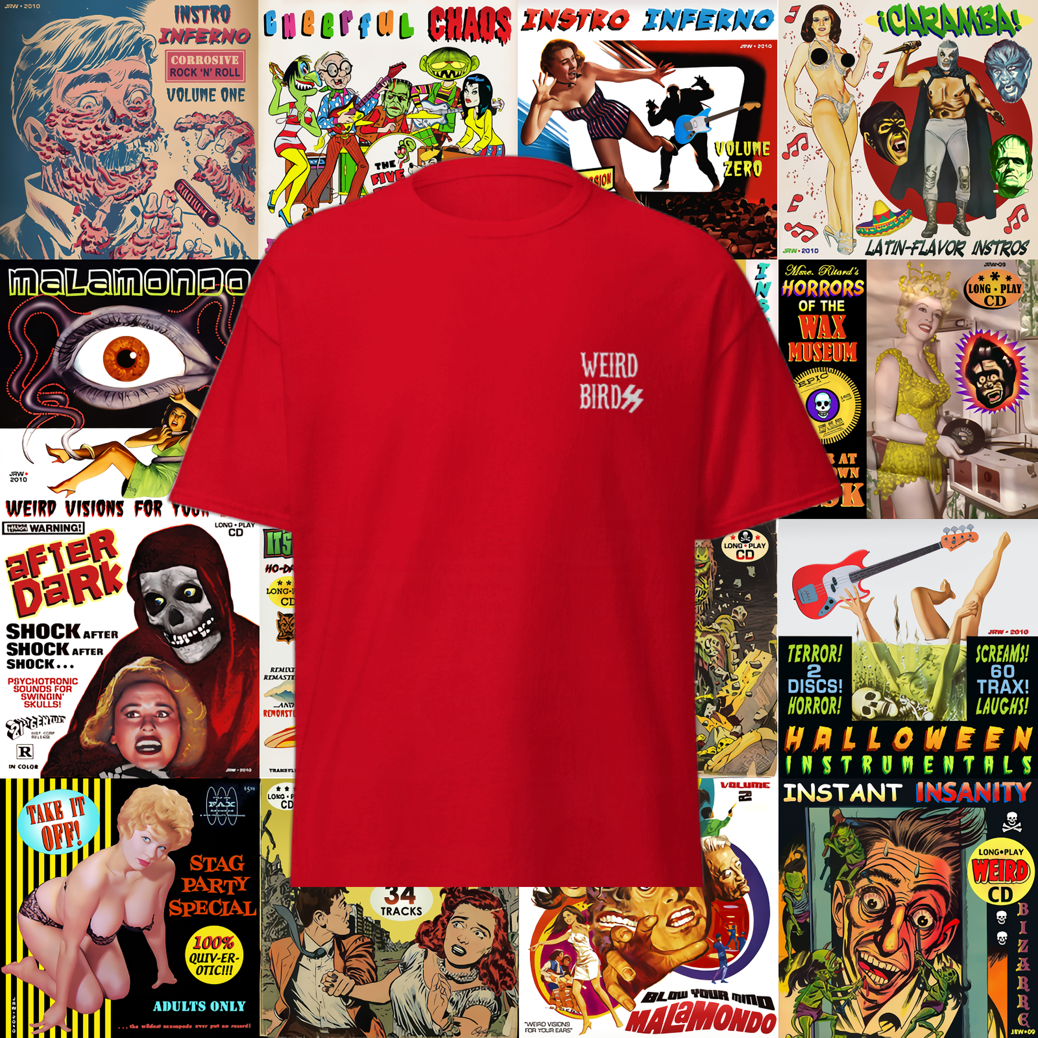 T-shirt "Support your local" de Weird Birdss